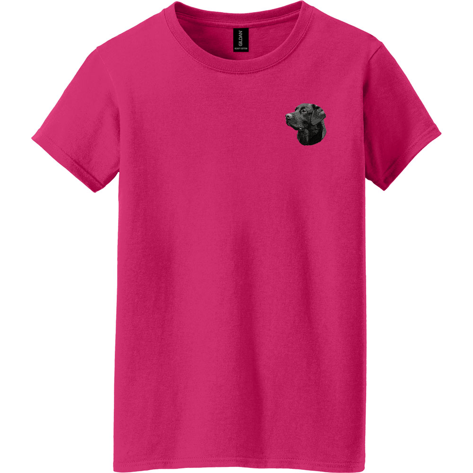 Labrador Retriever Embroidered Women's T-Shirt