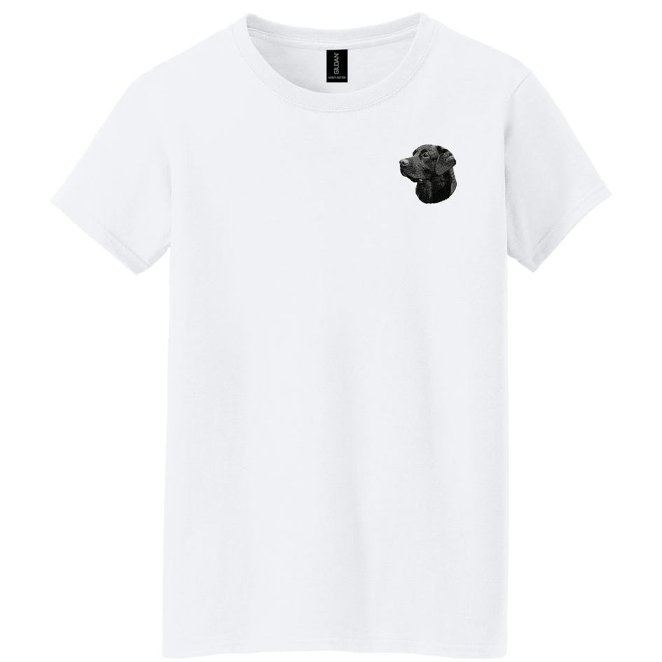 Labrador Retriever Embroidered Women's T-Shirt