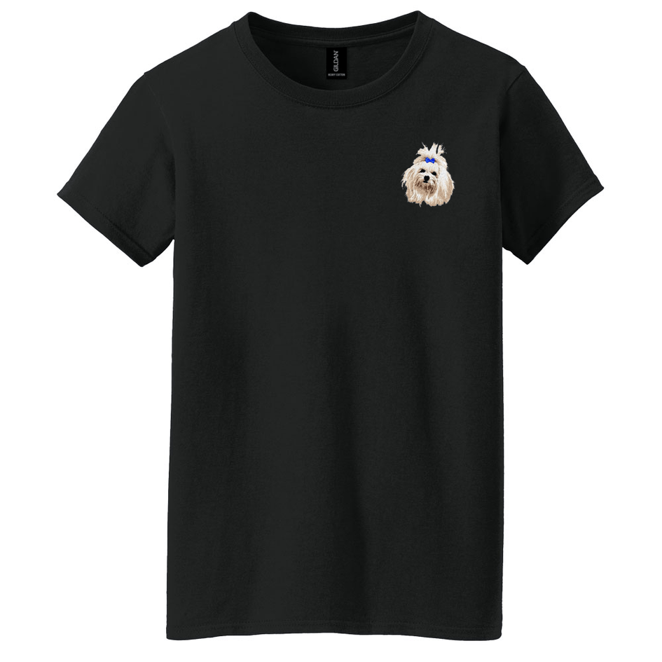 Maltese Embroidered Women's T-Shirt