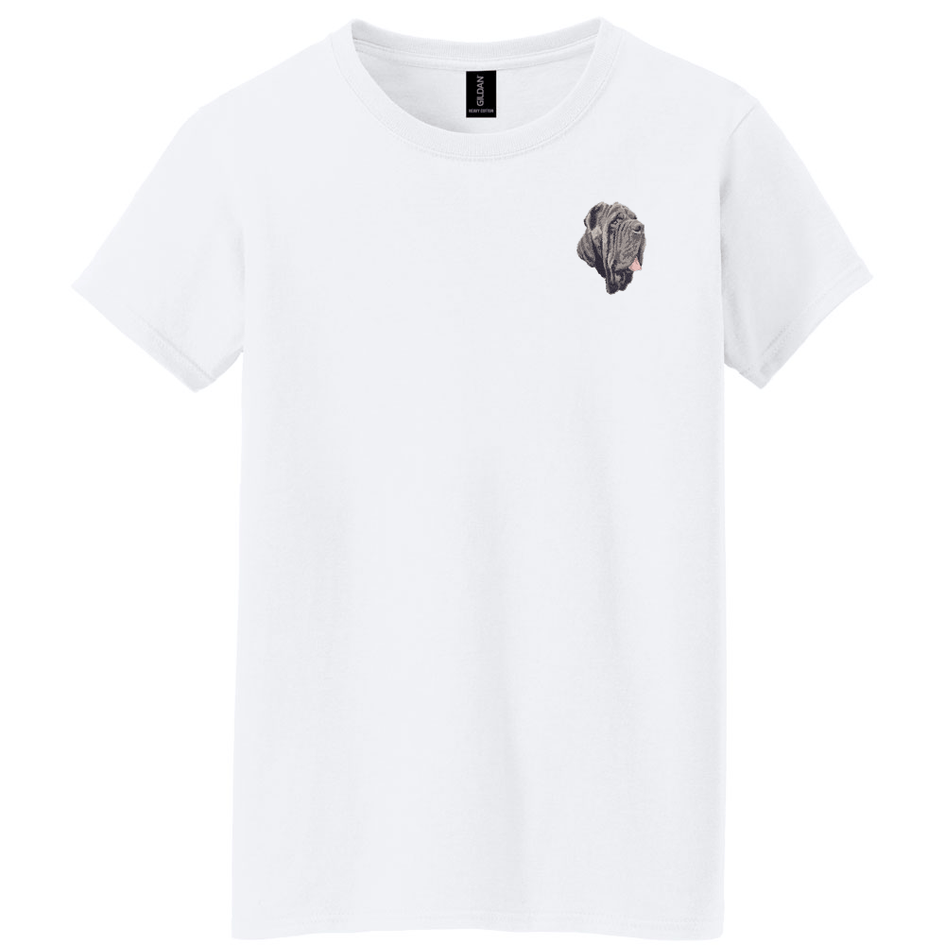Neapolitan Mastiff Embroidered Women's T-Shirt