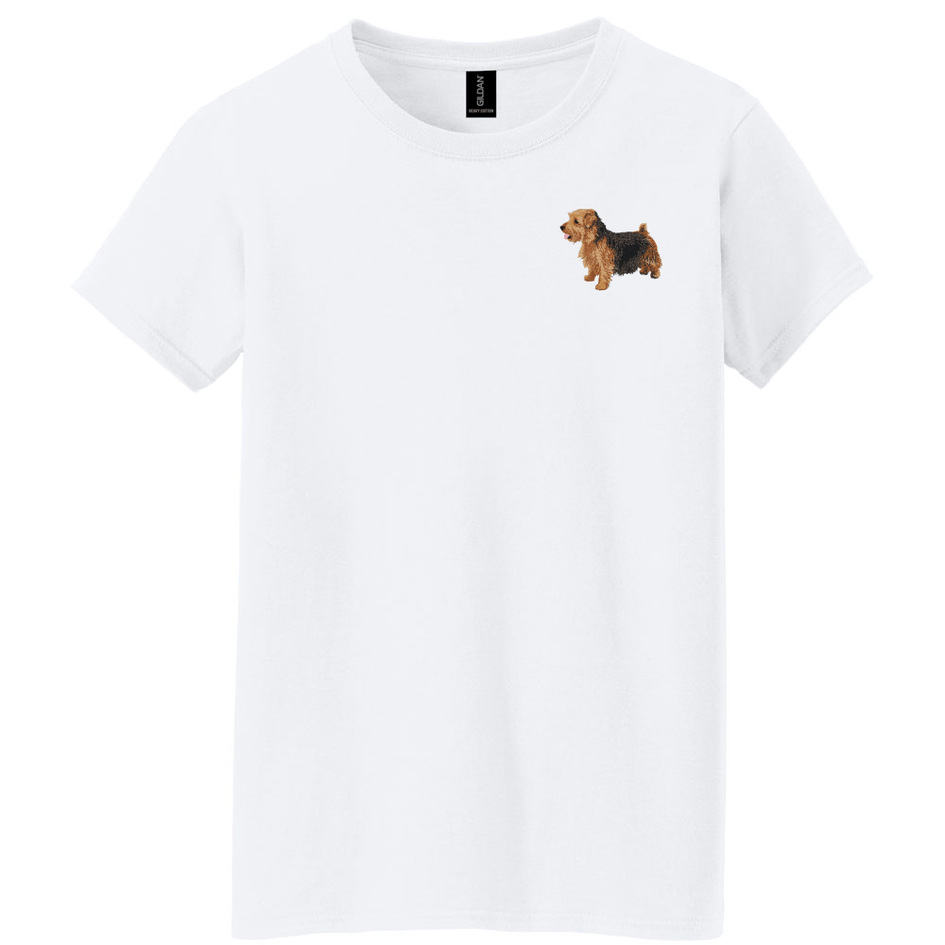 Norfolk Terrier Embroidered Women's T-Shirt