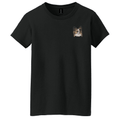 Papillon Embroidered Women's T-Shirt