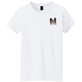 Papillon Embroidered Women's T-Shirt