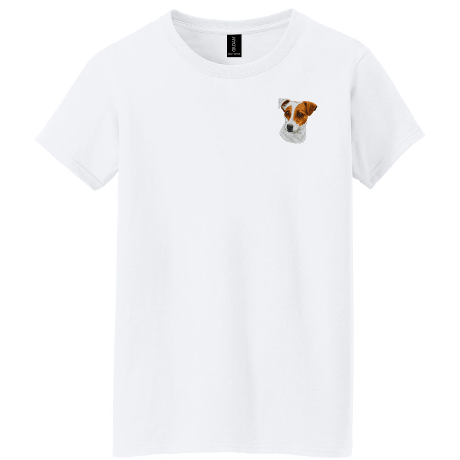 Parson Russell Terrier Embroidered Women's T-Shirt