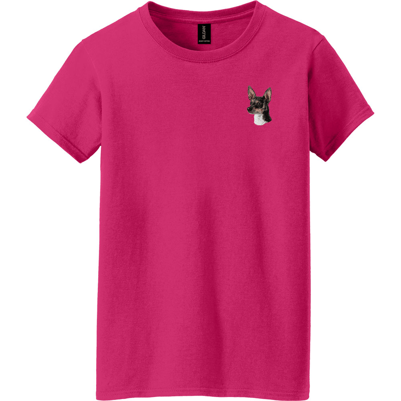 Rat Terrier Embroidered Women's T-Shirt