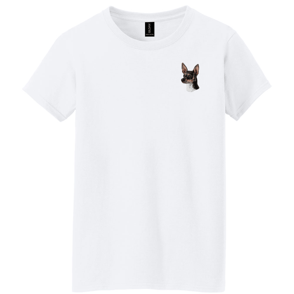 Rat Terrier Embroidered Women's T-Shirt