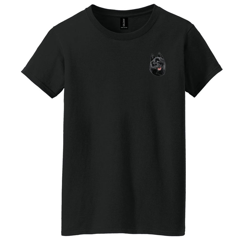 Schipperke Embroidered Women's T-Shirt