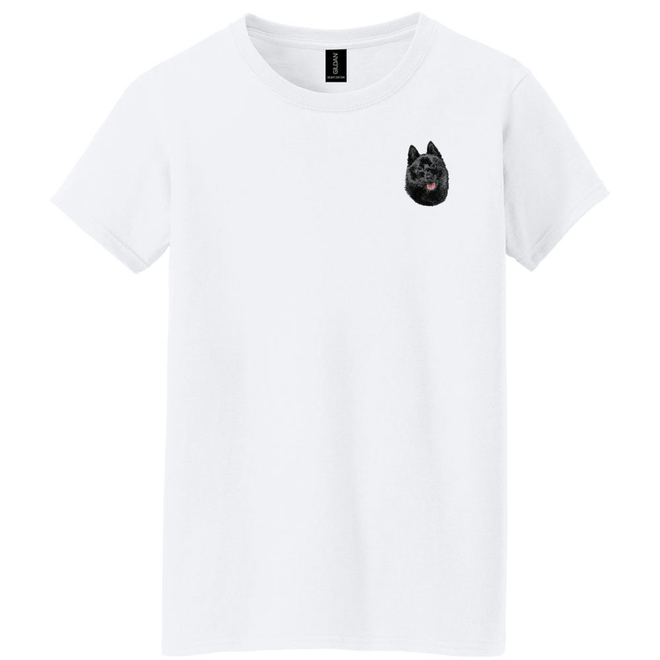Schipperke Embroidered Women's T-Shirt