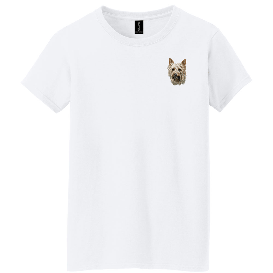Silky Terrier Embroidered Women's T-Shirt