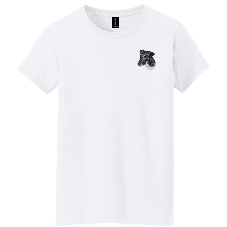 Smooth Fox Terrier Embroidered Women's T-Shirt
