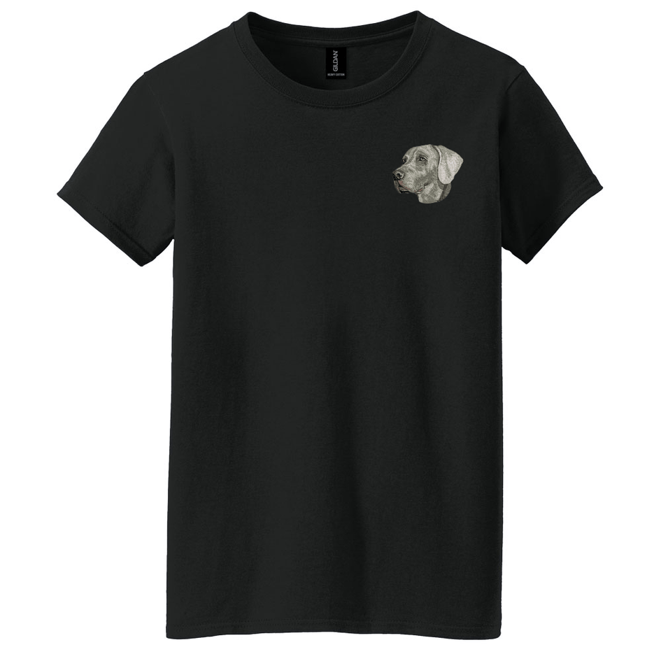 Weimaraner Embroidered Women's T-Shirt