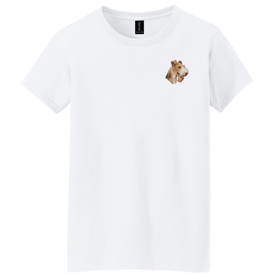 Wire Fox Terrier Embroidered Women's T-Shirt