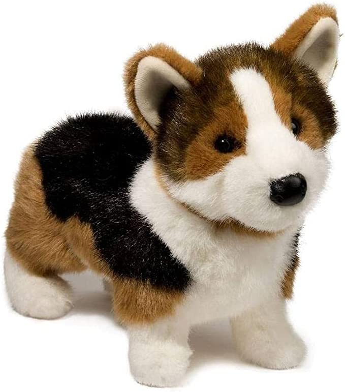 Douglas Tri-Color Corgi Dog Plush Stuffed Animal 12