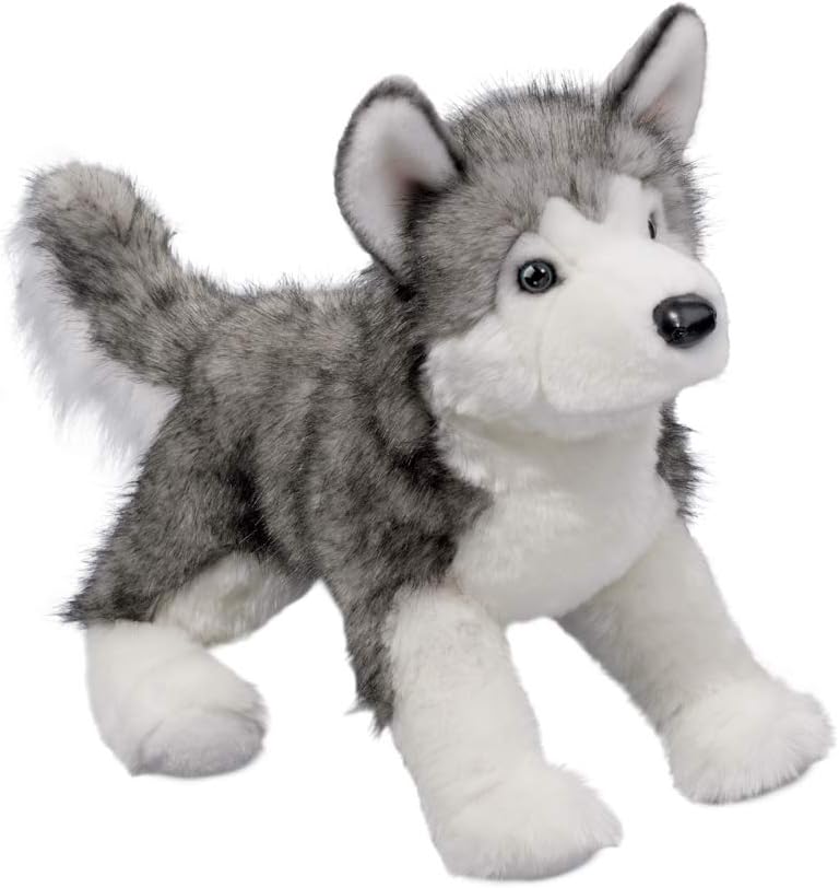 Douglas Lobo Husky Dog Plush Stuffed Animal 25"