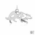 Border Collie Crouch w/Sheep, Body, Pendant