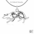 Border Collie Crouch w/Sheep, Body, Pendant
