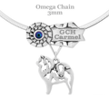 Chow Chow, Body, Engravable Ribbon Charm Holder