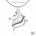 Collie, Rough Coat, Head, Pendant