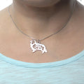 Collie, Rough Coat w/Sheep, Body, Pendant