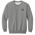 Boston Terrier Embroidered Youth Crewneck Sweatshirt