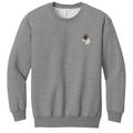 Bull Terrier Embroidered Youth Crewneck Sweatshirt