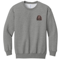 Irish Water Spaniel Embroidered Youth Crewneck Sweatshirt