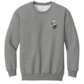 Irish Wolfhound Embroidered Youth Crewneck Sweatshirt