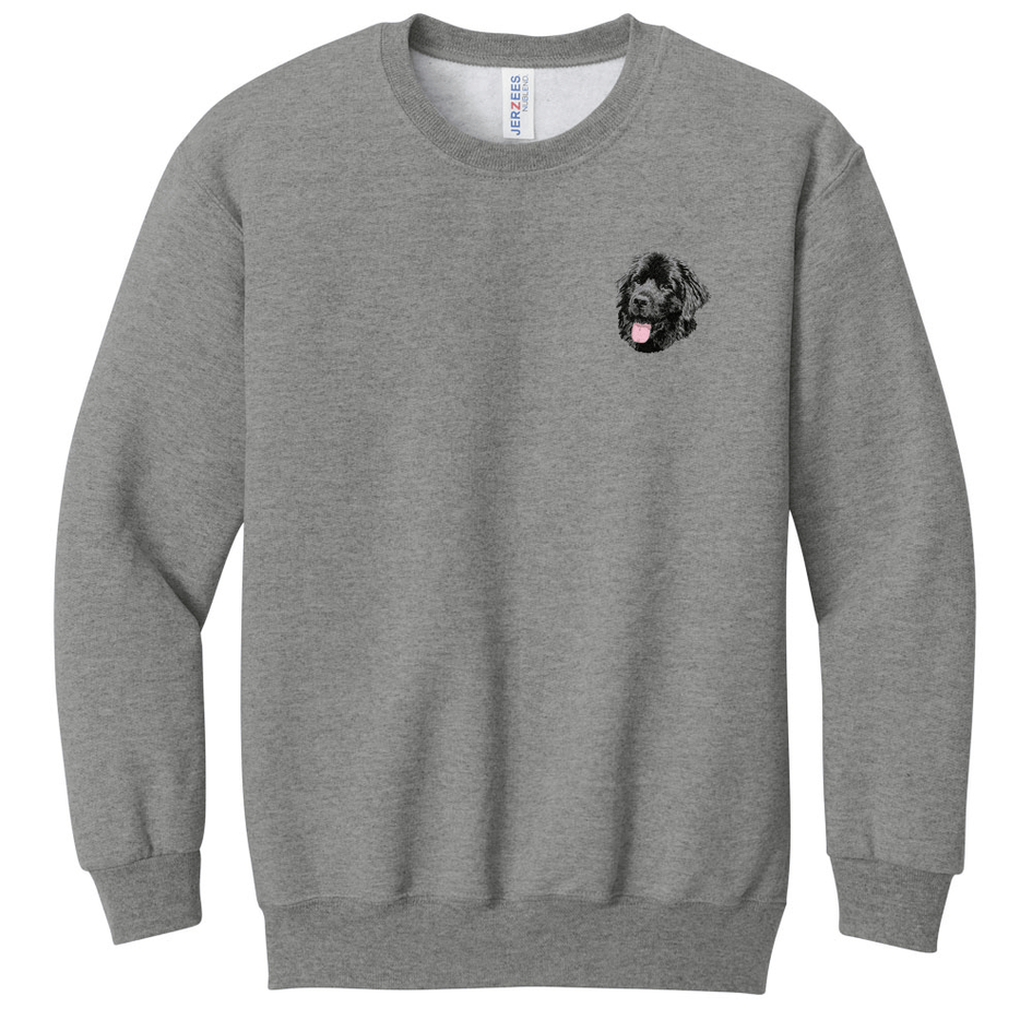 Newfoundland Embroidered Youth Crewneck Sweatshirt