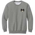 Papillon Embroidered Youth Crewneck Sweatshirt