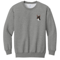 Rat Terrier Embroidered Youth Crewneck Sweatershirt