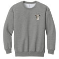 Whippet Embroidered Youth Crewneck Sweatershirt