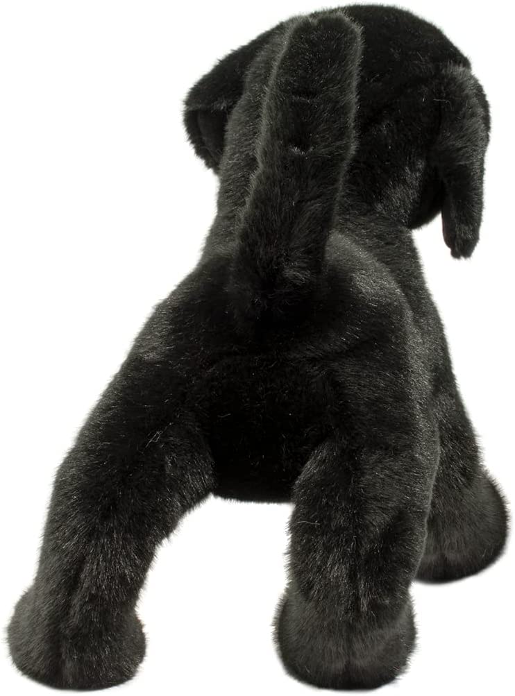 Douglas Black Lab Plush Stuffed Animal 16 floppy