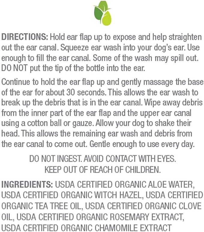 Dog Ear Wash