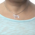 Siberian Husky w/Sled, Body, Pendant