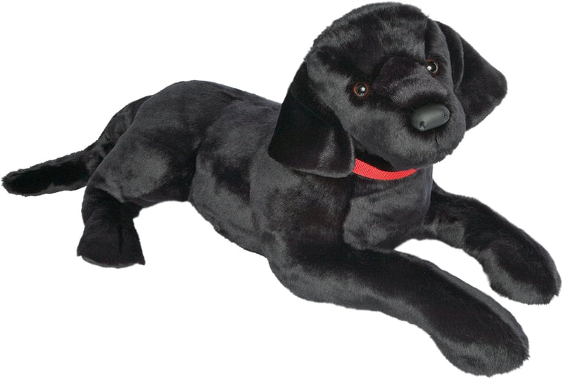 Douglas Dickens Black Lab Large Dog Plush Stuffed Animal 30