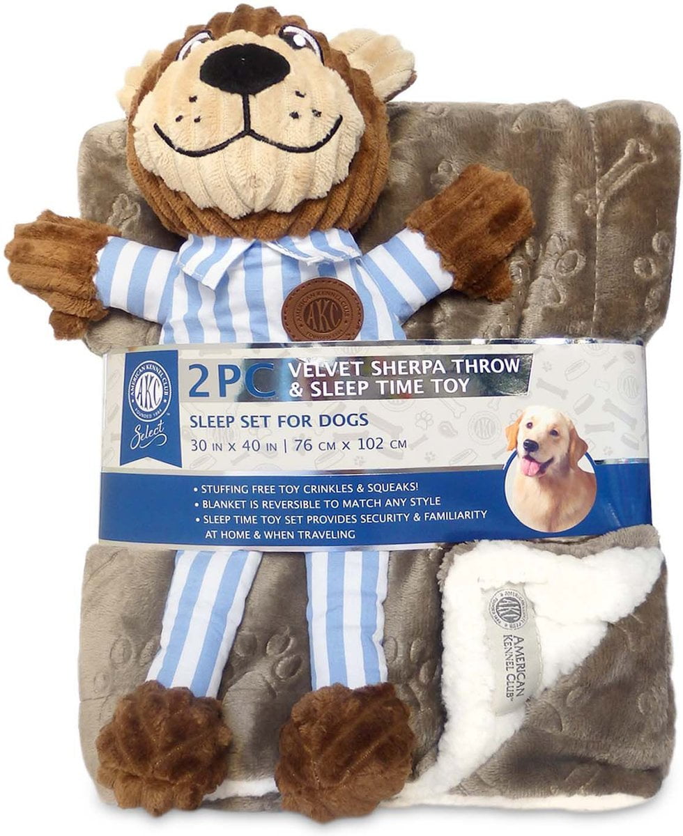 American Kennel Club AKC Dog Blanket Plush Bear Set AKC Shop