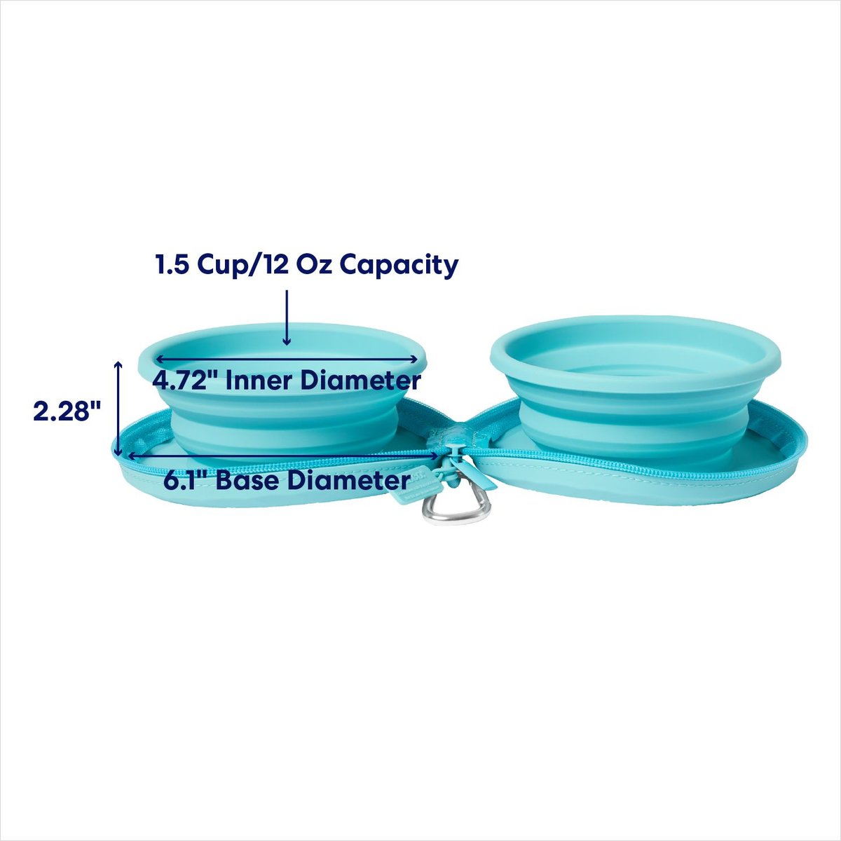 Frisco Travel Collapsible Silicone Dog Bowl | AKC Shop