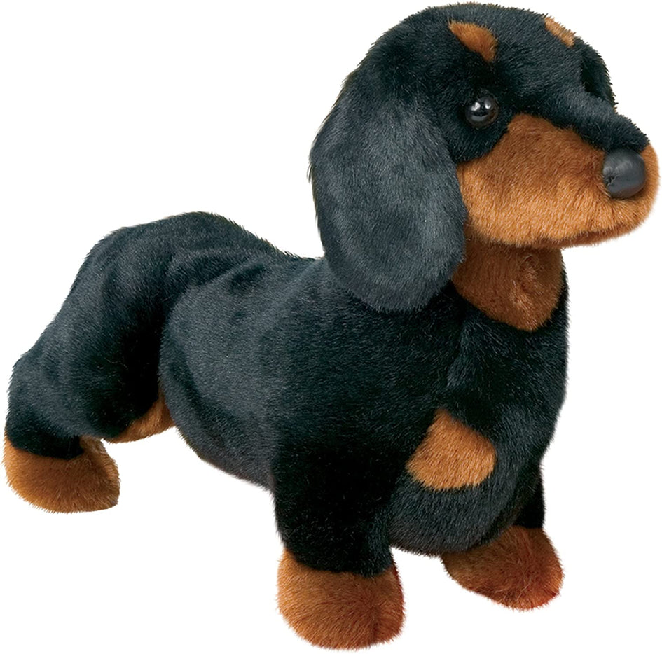 Douglas Black & Tan Dachshund Dog Plush Stuffed Animal 12"