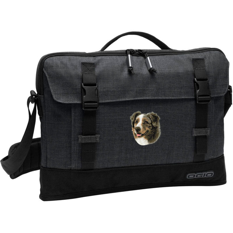 Australian Shepherd Embroidered Apex Slim Bag Laptop/Tablet Case