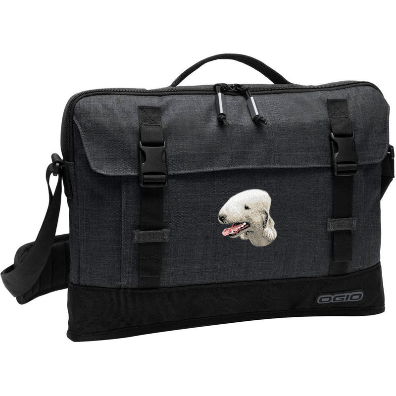 Bedlington Terrier Embroidered Apex Slim Bag Laptop/Tablet Case