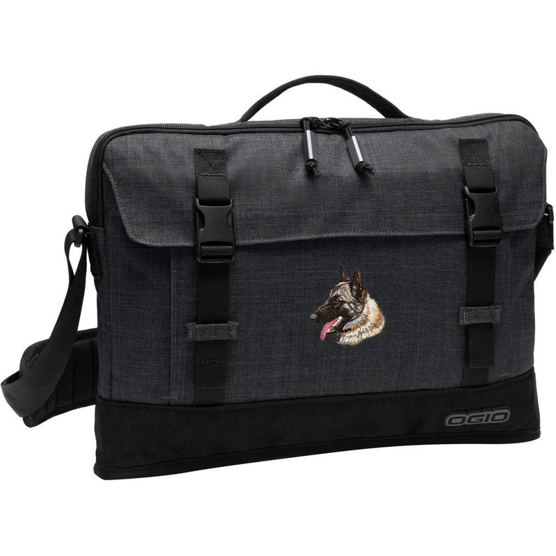 Belgian Sheepdog Embroidered Apex Slim Bag Laptop/Tablet Case