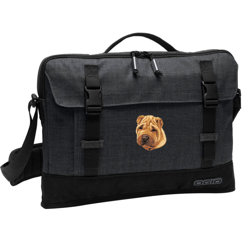 Chinese Shar-Pei Embroidered Apex Slim Bag Laptop/Tablet Case