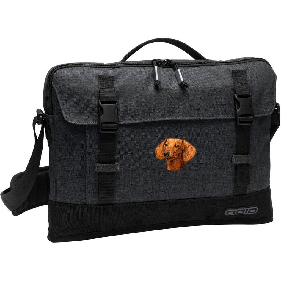 Dachshund Embroidered Apex Slim Bag Laptop/Tablet Case