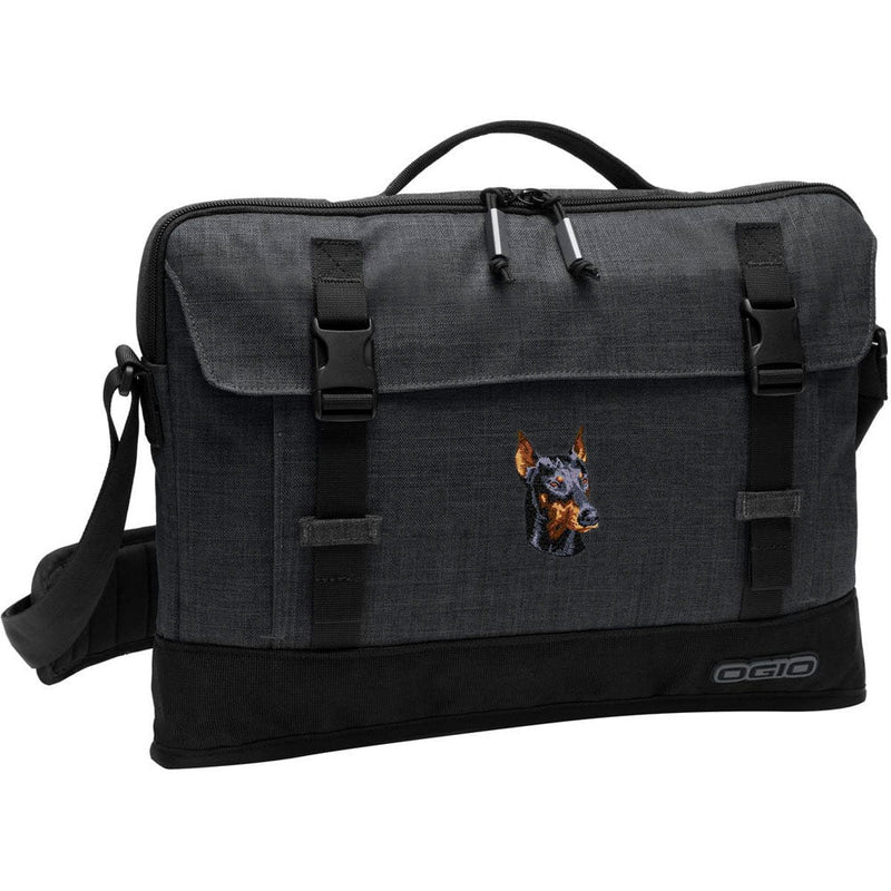 Doberman Pinscher Embroidered Apex Slim Bag Laptop/Tablet Case