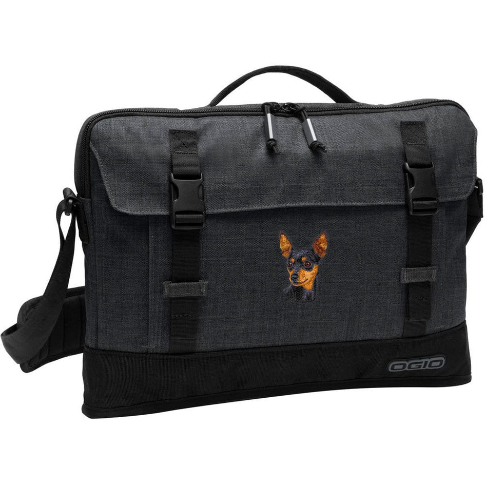 Miniature Pinscher Embroidered Apex Slim Bag Laptop/Tablet Case