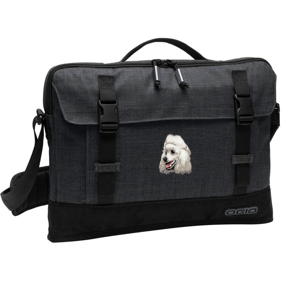 Poodle Embroidered Apex Slim Bag Laptop/Tablet Case
