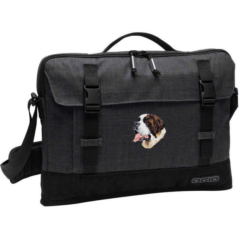 Saint Bernard Embroidered Apex Slim Bag Laptop/Tablet Case