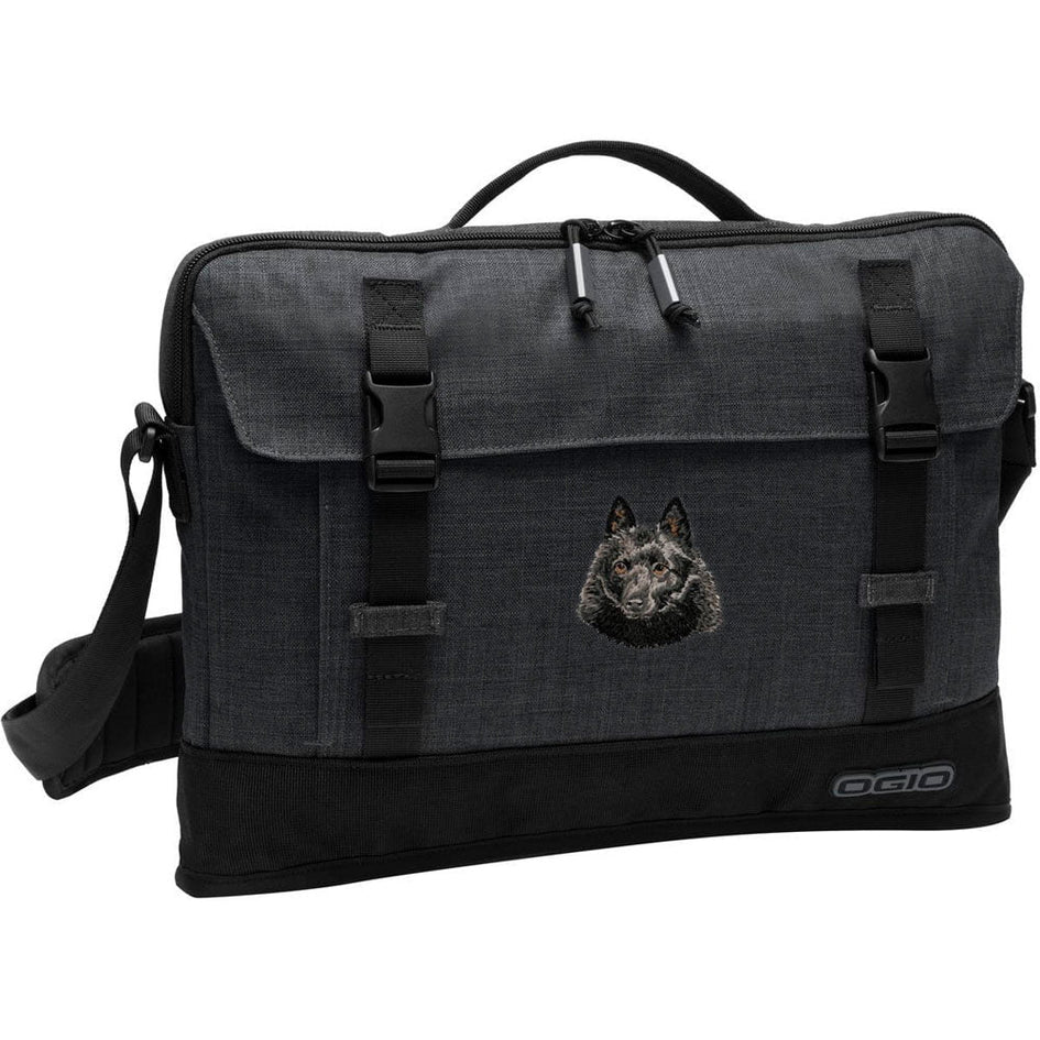 Schipperke Embroidered Apex Slim Bag Laptop/Tablet Case