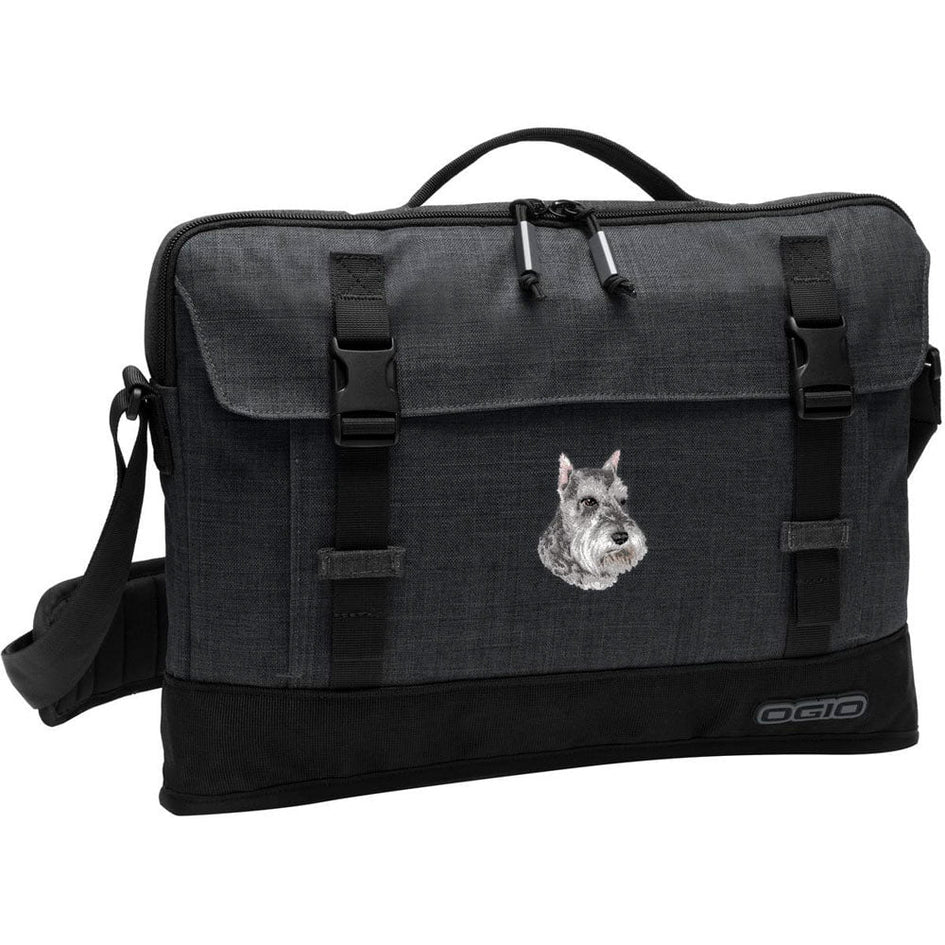 Schnauzer Embroidered Apex Slim Bag Laptop/Tablet Case