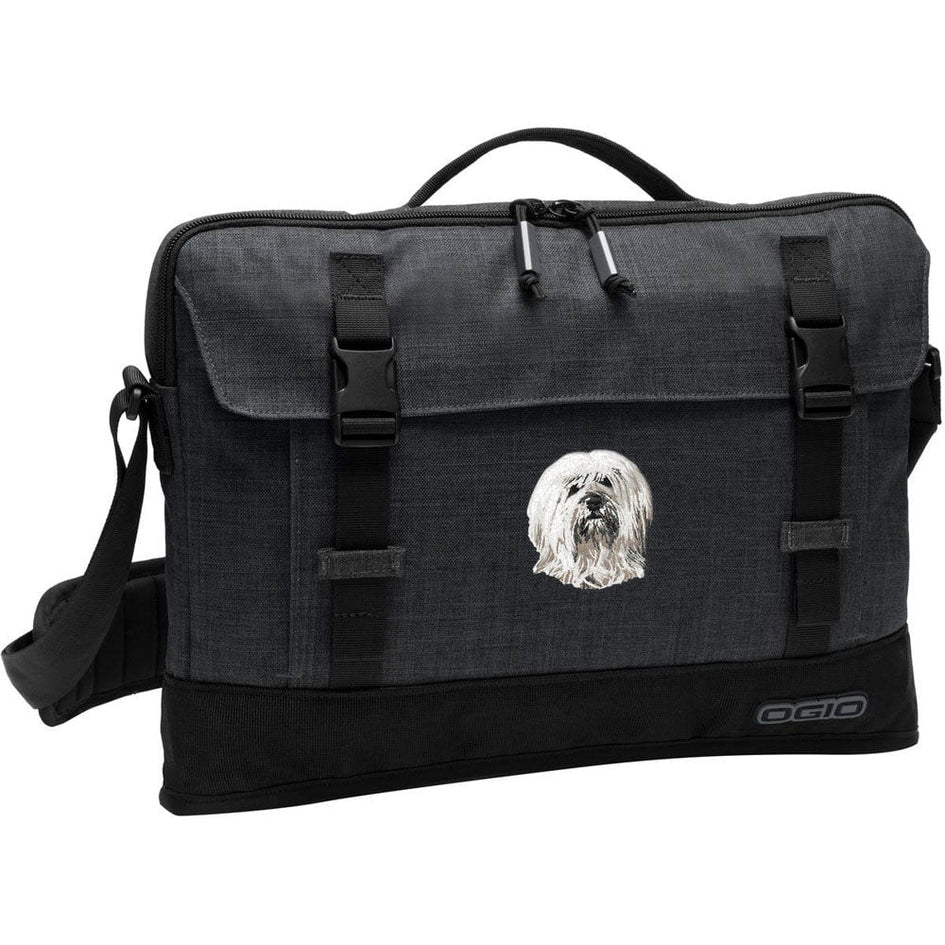 Tibetan Terrier Embroidered Apex Slim Bag Laptop/Tablet Case